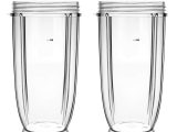 2 Pack NutriBullet Tall Oversized 32 OZ Mug Cup Replacement Parts
