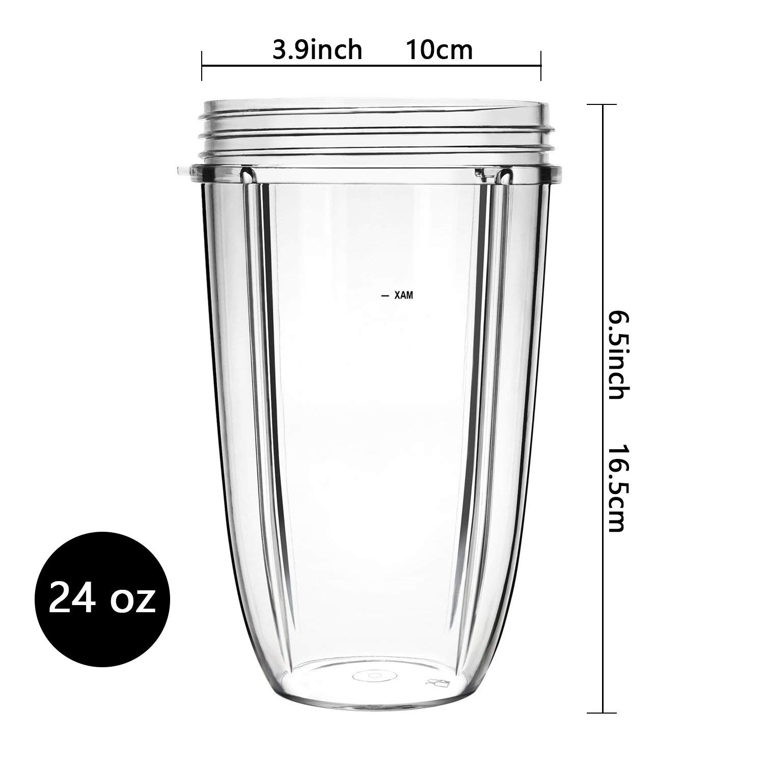 KingSaid 24oz Large Clear Cups Mugs Replacement Part Juicer Accessories For Nutribullet 600/900w Blender Juicer Mixer 
