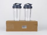 QueenTrade 2Set Replacement 24OZ Tall Cup with Flip Top to Go Lids For Nutribullet 600w & Nutribullet Pro 900w Blender (Not For Magic Bullet or Ninja blenders