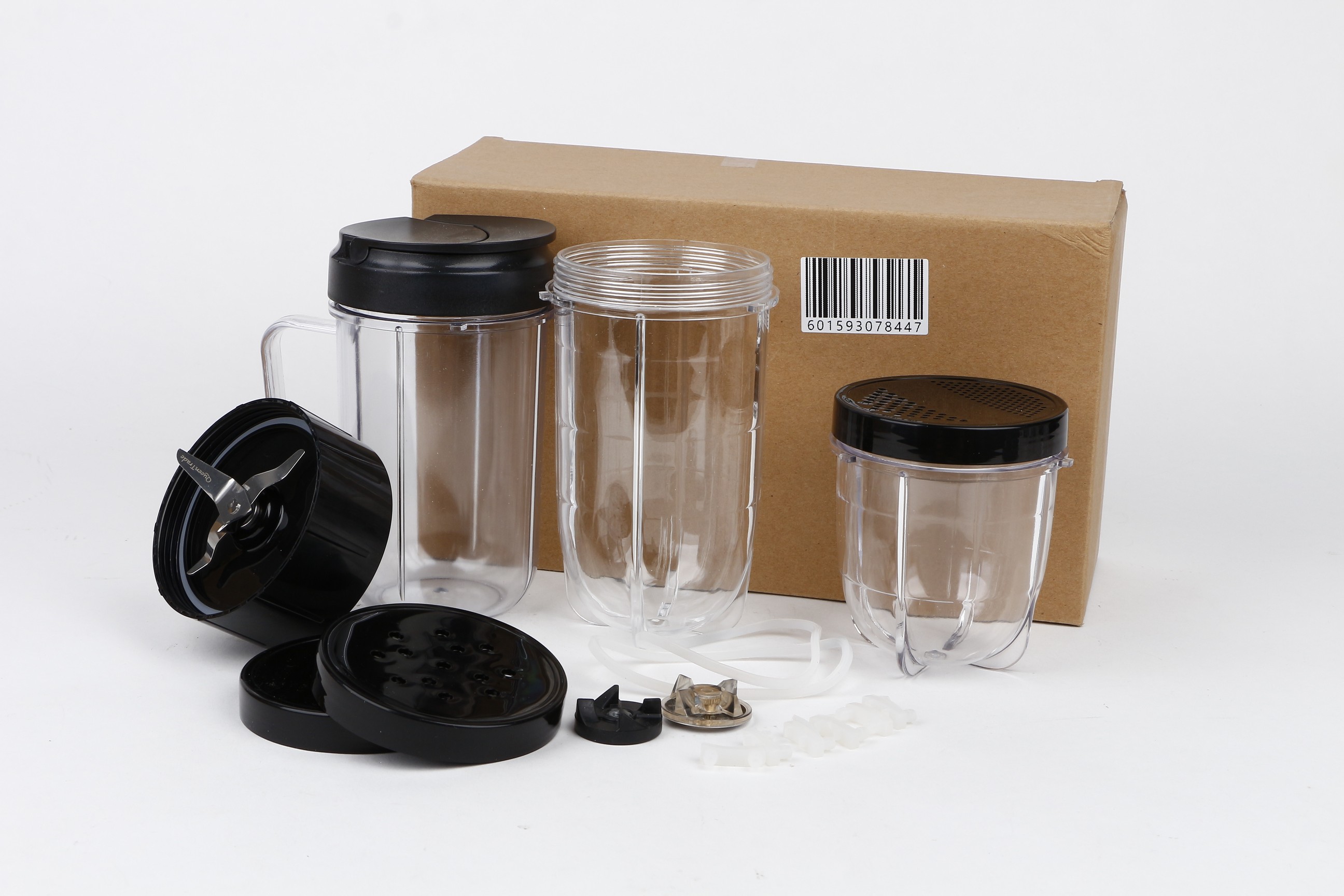 16oz Cups 6 Piece Set - 3 Replacement Cups WITH LIDS for Magic Bullet  Blender LIDS INCLUDED