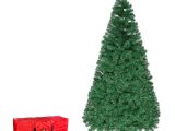 6FT Artificial Christmas Trees Xmas Pine Tree for Home Office Party Indoor Outdoor Decoration w/ 800 Branch Tips, Foldable Base Stand,Waterproof Storage Bag
